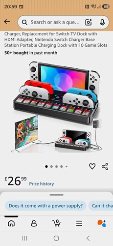 Nintendo switch charging dock - nintendo,