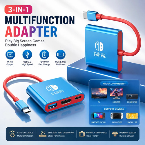Portable switch docking - switch,